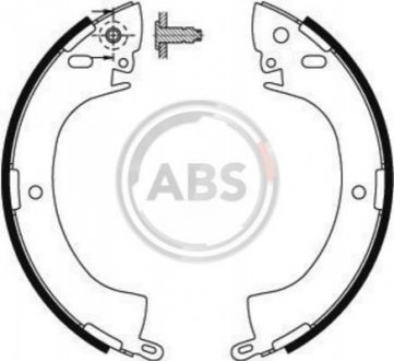 Тормозные колодки.) A.B.S. 8657