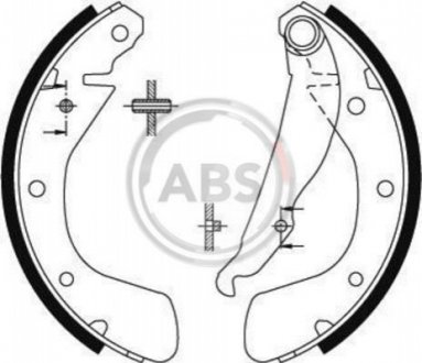 Тормозные колодки.) A.B.S. 8884 (фото 1)