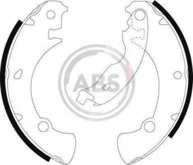 Гальмівні колодки (набір) A.B.S. 9018