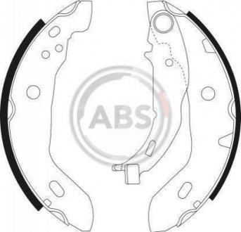 Тормозные колодки задние DB A-Class W168 (180x42) - A.B.S. (1684200320, 1684200220, A1684200220) A.B.S. 9041 (фото 1)
