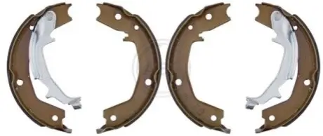 Комплект гальмівних колодок Hyundai Santa Fe 00-10/Elantra 05-/Kia Optima 15-/Sportage 04- (190x40) A.B.S. 9195 Купити в Україні