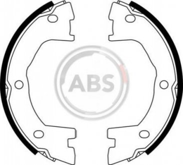 Тормозные колодки ручного тормоза - A.B.S. (5001844749) A.B.S. 9199 (фото 1)