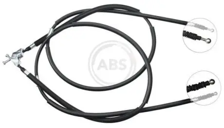 Трос ручника Opel Zafira 05-15 (1774/1749mm) A.B.S. K10055