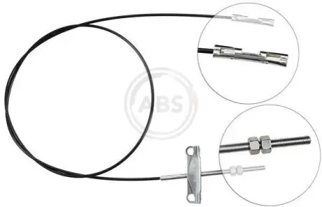 Фото Трос ручника (центральний) Ford Transit 00- (1534mm) A.B.S. (K10062) зображення 1