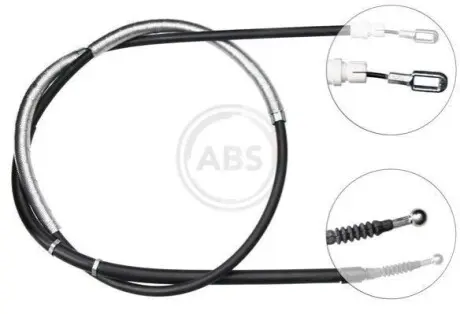 Трос ручника (задній) Audi A4 00-09 (1736/1572mm) A.B.S. K10846 Купити в Україні