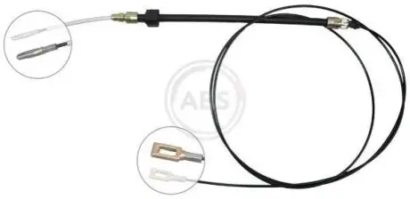 Трос ручника (центральний) MB Sprinter 901-904 95-06 (2440/285mm) A.B.S. K13201 Купити в Україні