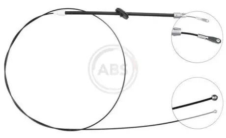 Фото Трос ручника (центральний) MB Sprinter/VW Crafter 06- (2522/365 мм) A.B.S. (K13321) зображення 1