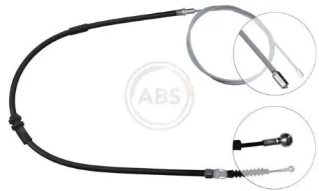 Фото 1 — Трос ручника (задній) VW Caddy 04-15 (довга база) (L=2030mm) A.B.S. (K13836) Фото Трос ручника (задній) VW Caddy 04-15 (довга база) (L=2030mm) A.B.S. (K13836) зображення 1