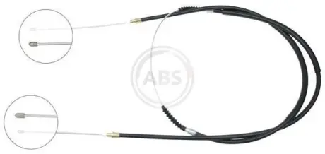 Трос ручника Citroen Jumper/Fiat Ducato/Peugeot Boxer 02- (2715/890mm) A.B.S. K16835 Купити в Україні