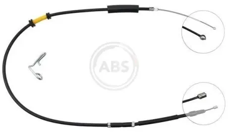 Трос ручника (задній) (R) Land Rover Freelander 06-14 (1573/1292mm) A.B.S. K17138