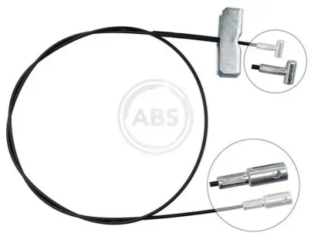 Фото Трос ручника (центральний) Opel Vivaro 01-14 (L=1245mm) A.B.S. (K17246) зображення 1