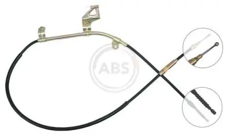 Трос ручного тормоза A.B.S. K18368 Купить в Украине