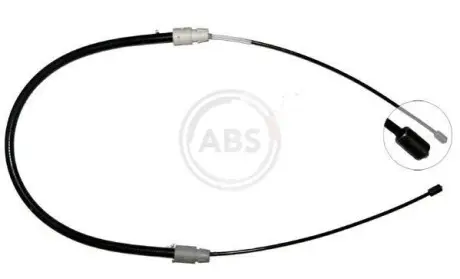 Трос ручника (задній) (L) MB A-class (W168) 97-04 (1056mm) A.B.S. K19616 Купити в Україні