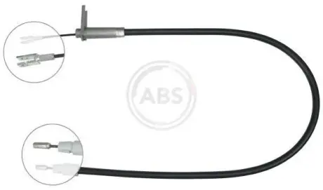 Трос ручника (задній) (R) MB C-class (W203) 00-08 (900/785mm) A.B.S. K19618