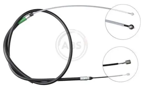 Трос ручника (L) BMW 5 (E60/E61) 01-10 (1681mm) A.B.S. K19927 Купити в Україні