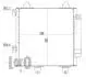 Фото Радiатор кондицiонера Citroen C1/Peugeot 107/Toyota Aygo 1.0/1.4HDi 05-14 ABAKUS (0090160022) зображення 2