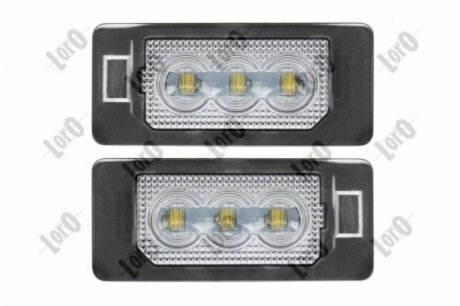 Фонарь подсветки номерного знака к-т 2 шт, LED ABAKUS L532100005LED