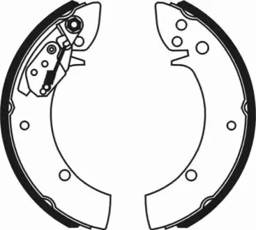 Тормозные колодки, барабанные ABE C00015ABE