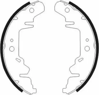Гальмівна колодка CHRYSLER CARAVAN, GRAND VOYAGER III, VOYAGER III, VOYAGER IV, VOYAGER V DODGE CARAVAN, GRAND KIA CARNIVAL I, CARNIVAL II PLYMOUTH VOYAGER 2.0-3.8 01.95 ABE C00318ABE Купити в Україні
