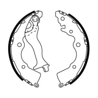 Фото Тормозные колодки, барабанные ABE (C00323ABE) изображение 1