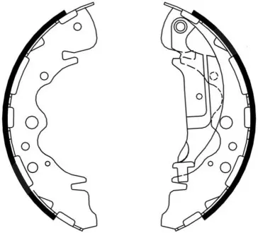Гальмівна колодка KIA CARNIVAL II 2.9D/3.5 10.01-06.06 ABE C00324ABE Купити в Україні