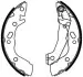 Гальмівна колодка HYUNDAI PONY, PONY / EXCEL, S 1.3/1.5 10.89-05.96 ABE (C00501ABE) зображення 4