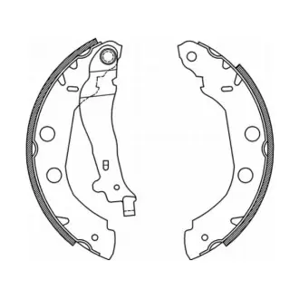 Гальмівна колодка NISSAN KUBISTAR, PRIMERA RENAULT KANGOO, KANGOO EXPRESS, KANGOO II 1.0-2.0D 06.96 ABE C01002ABE Купити в Україні