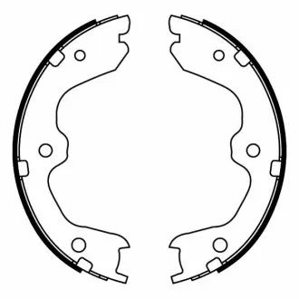 Фото 1 — Тормозные колодки, барабанные ABE (C01067ABE) Фото Тормозные колодки, барабанные ABE (C01067ABE) изображение 1