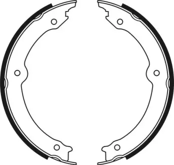 Гальмівна колодка TOYOTA LAND CRUISER 200, TUNDRA 4.5D/4.7/5.7ALK 11.06 ABE C02085ABE Купити в Україні