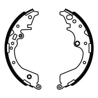 Гальмівна колодка TOYOTA HIACE / COMMUTER V, HIACE IV, HIACE V, TACOMA 2.5D-4.0 04.98 ABE C02090ABE Купити в Україні