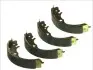 Фото Гальмівна колодка HONDA ACCORD IV, ACCORD VI, CAPA, CIVIC VII, CIVIC VIII, CONCERTO, CR-V I, CR-V II, FR-V, HR-V SUZUKI CARRY, JIMNY 1.3-2.3 10.89 ABE (C04011ABE) зображення 1