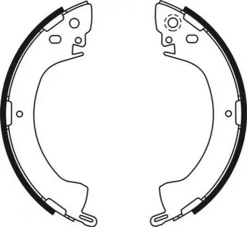 Гальмівна колодка MITSUBISHI DELICA / SPACE GEAR, L 300 / DELICA II, L 300 III, L200, L200 / TRITON, L400, PAJERO CLASSIC, PAJERO I, PAJERO II 1.6-3.0 03.80 ABE C05001ABE Купити в Україні