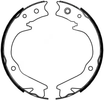 Гальмівна колодка SUBARU IMPREZA 2.0/2.5 11.01-12.07 ABE C07015ABE Купити в Україні