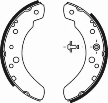 Гальмівна колодка VOLVO 240 FORD TRANSIT 1.6-2.5D 08.74-09.92 ABE C0G017ABE Купити в Україні