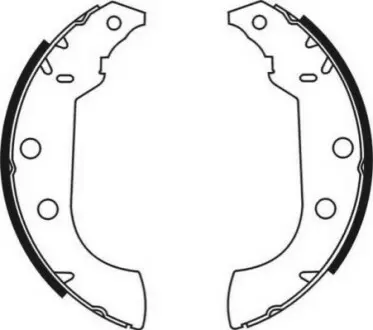 Гальмівна колодка CITROEN XSARA, ZX PEUGEOT 306, 405 I, 405 II 1.1-2.0 01.87-08.05 ABE C0P008ABE Купити в Україні