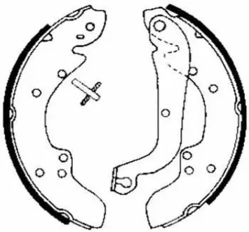 Гальмівна колодка ALFA ROMEO AR 6 CITROEN C25, C35 FIAT DUCATO, TALENTO PEUGEOT J5 RENAULT TRAFIC 1.8-2.5D 11.73-04.02 ABE C0P020ABE Купити в Україні