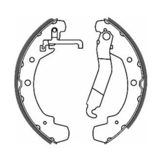 Гальмівна колодка VW LT 28-35 I, LT 40-55 I 2.0-2.7D 04.75-06.96 ABE C0W005ABE Купити в Україні