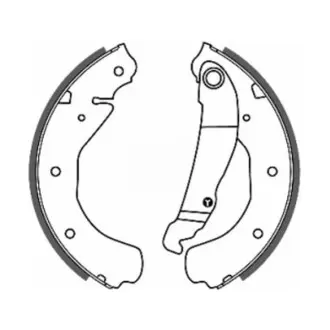 Фото 1 — Колодки гальмівні (задні) Opel Vectra A/Kadett -94 (барабанні) (200x45) ABE (C0X003ABE) Фото Колодки гальмівні (задні) Opel Vectra A/Kadett -94 (барабанні) (200x45) ABE (C0X003ABE) зображення 1