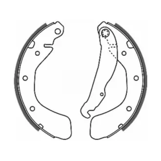 Гальмівна колодка CHEVROLET CORSA OPEL ASTRA F, ASTRA F CLASSIC, CORSA A, CORSA A TR, CORSA B, CORSA C, TIGRA 1.0-1.8 09.82-12.12 ABE C0X007ABE Купити в Україні
