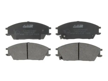 Комплект гальмівних колодок передн, HONDA ACCORD II HYUNDAI ACCENT, ACCENT I, ACCENT II, ACCENT III, ELANTRA III, GETZ, LANTRA I, LANTRA II, PONY, PONY / EXCEL, S 1.1-2.0 09.83-12.10 ABE C10522ABE Купити в Україні