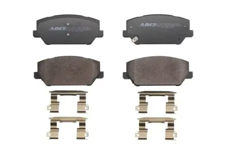Комплект гальмівних колодок передн, HYUNDAI I30, IX35, KONA KIA OPTIMA, XCEED 1.0-2.0D 08.09 ABE C10537ABE Купити в Україні