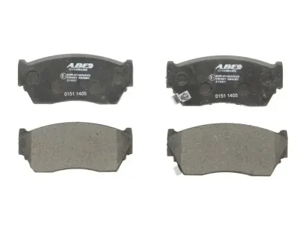 Комплект гальмівних колодок передн, NISSAN 100NX, ALMERA I, CEDRIC, NAVARA, PATROL GR V, PICK UP, SUNNY III 1.4-4.2D 12.80 ABE C11048ABE Купити в Україні