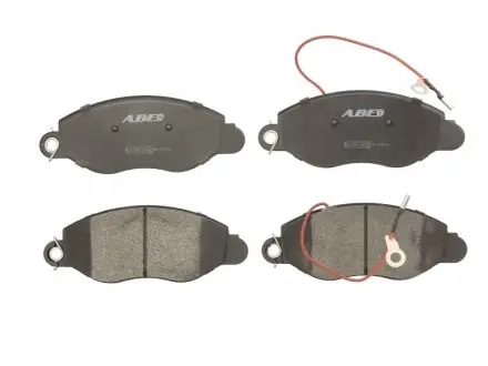 Комплект гальмівних колодок передн, NISSAN CABSTAR, CABSTAR E 2.0-3.0D 09.85-11.06 ABE C11087ABE Купити в Україні