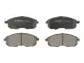 Фото Комплект гальмівних колодок передн, FIAT SEDICI NISSAN 200SX, ALTIMA, AVENIR, CUBE, JUKE, MAXIMA / MAXIMA QX V, MAXIMA VI, MURANO II, PRIMERA, PULSAR, QUEST, SENTRA V, SENTRA VII 1.2-3.6 09.88 ABE (C11096ABE) зображення 1