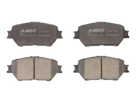 Комплект гальмівних колодок передн, LEXUS IS III TOYOTA 4 RUNNER V, ALTEZZA, CAMRY, CHASER, CROWN, FORTUNER, HILUX VII, ISIS, LAND CRUISER PRADO, MARK X I, PREVIA II, PROGRES 1.8-4.0 10.96 ABE C12104ABE Купити в Україні
