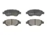 Фото Комплект гальмівних колодок передн, CITROEN C1, C1 II PEUGEOT 107, 108 TOYOTA AYGO, YARIS 1.0-1.4D 06.05 ABE (C12112ABE) зображення 1