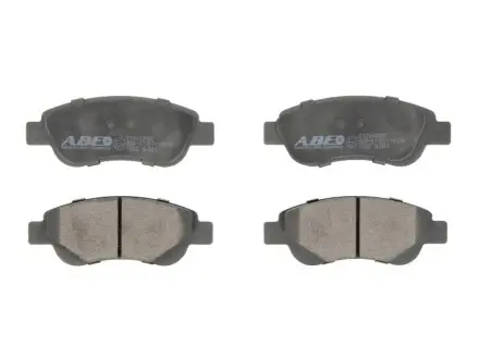 Комплект гальмівних колодок передн, CITROEN C1, C1 II PEUGEOT 107, 108 TOYOTA AYGO, YARIS 1.0-1.4D 06.05 ABE C12112ABE Купити в Україні