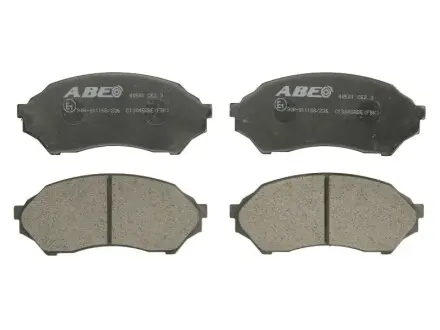 Комплект гальмівних колодок передн, MAZDA 323 F VI, 323 S VI 1.3-1.6 09.98-05.04 ABE C13045ABE Купити в Україні