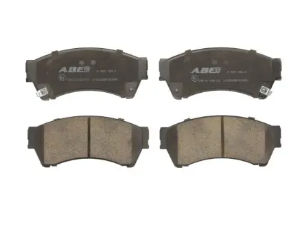 Комплект гальмівних колодок передн, MAZDA 323 F VI, 323 S VI, 6, 626 IV, 626 V 1.6-2.5 08.93-07.13 ABE C13062ABE Купити в Україні
