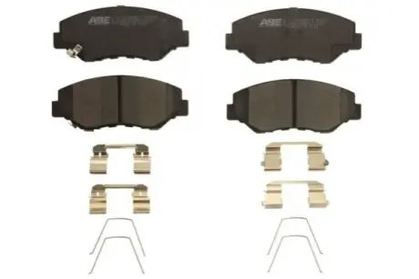 Комплект гальмівних колодок передн, HONDA ACCORD IX, ACCORD VII, CITY IV, CIVIC IX, CIVIC X, CR-V I, CR-V II, CR-V IV, CR-V V, ELEMENT, ODYSSEY, PILOT 1.0-3.5 01.99 ABE C14049ABEP Купити в Україні